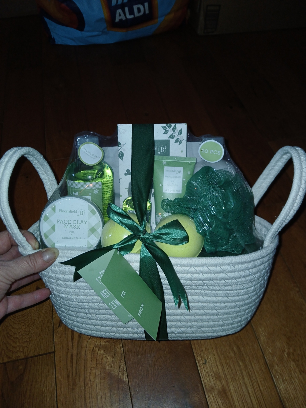 Bath & Body Works Green Bath & Body Gift Basket